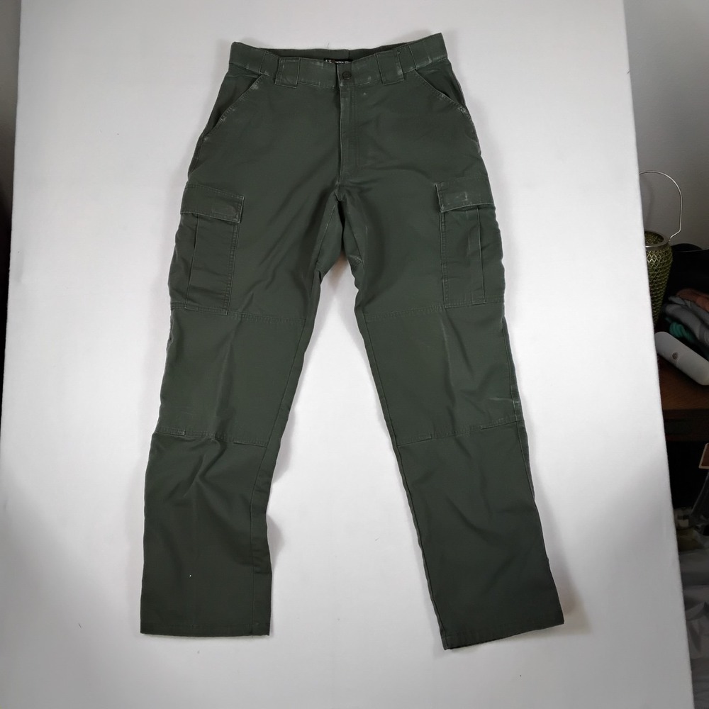 5.11 Tactical Series TDU Cargo Pants Olive Green Mens Large Long Ripstop 36x32